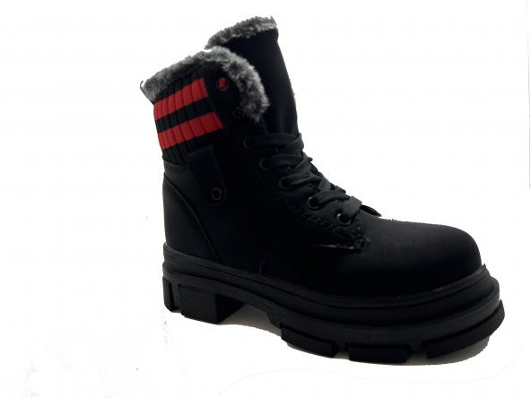 Twingo 7655 Siyah Fermuarlı Kız Çocuk Bot - 2