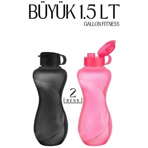 Transformacion 1.5 LT Büyük Sporcu Matarası 2 RENK Gallon Fitness 718459
