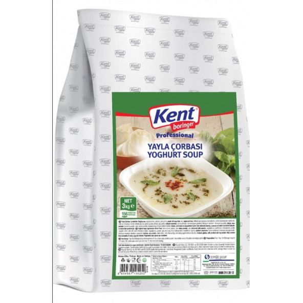 Kent Boringer Prof. Yayla Çorbası 3 Kg