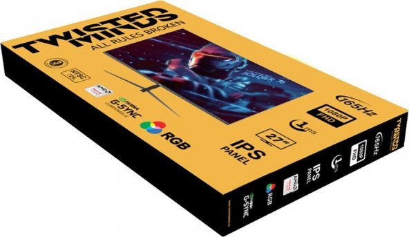 Twısted Mınds 27 TM27DFI Fhd 165Hz 1ms HDMI Dp Amd Freesync/gsync Çerçevesiz Rgb IPS Gamıng Monitör - Resim 5