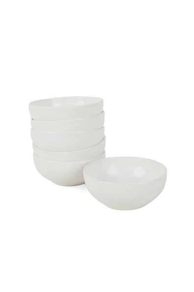 Keramika Beyaz Delta Çorba Kasesi 14 Cm 6 Adet - 2