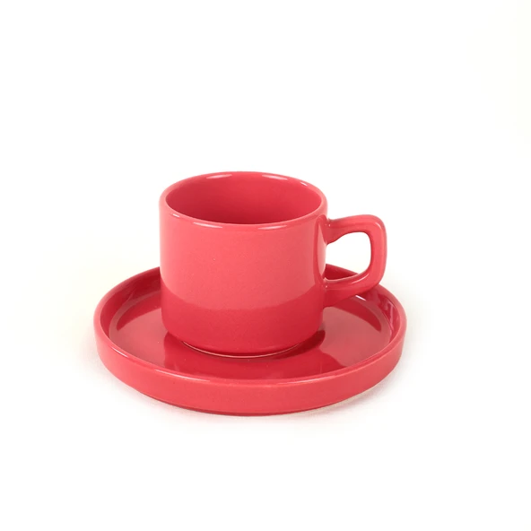Keramika Mixed Stackable Çay Fincan Takımı 12 Parça 6 Kişilik - 406/620 - 7