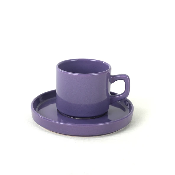 Keramika Mixed Stackable Çay Fincan Takımı 12 Parça 6 Kişilik - 406/620 - 4
