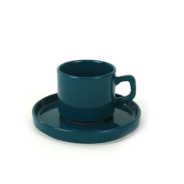 Keramika Mixed Stackable Çay Fincan Takımı 12 Parça 6 Kişilik - 406/620 - 9