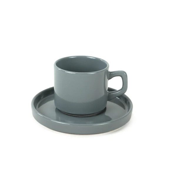 Keramika Mixed Stackable Çay Fincan Takımı 12 Parça 6 Kişilik - 406/620 - 6