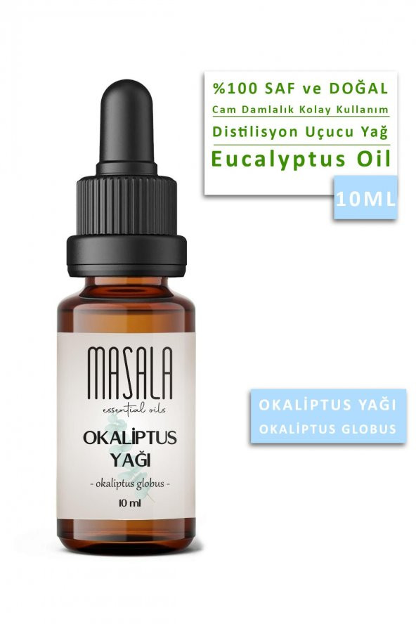 Ferahlatıcı Kokular Aromaterapi Seti - Fresh Aromatherapy Kİt (Nane 10 ml -Elemi 10 ml - Okaliptus 10 ml - Niaouli 10 ml) - Resim 9
