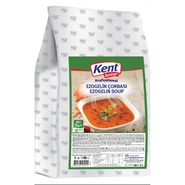 Kent Boringer Prof. Ezogelin Çorbası 3 Kg