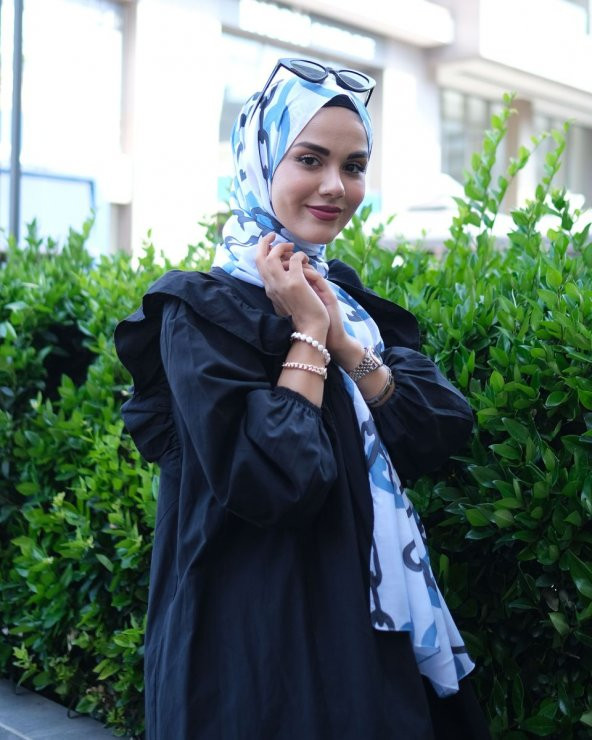 ZİNCİR DESEN PAMUK ŞAL - 2