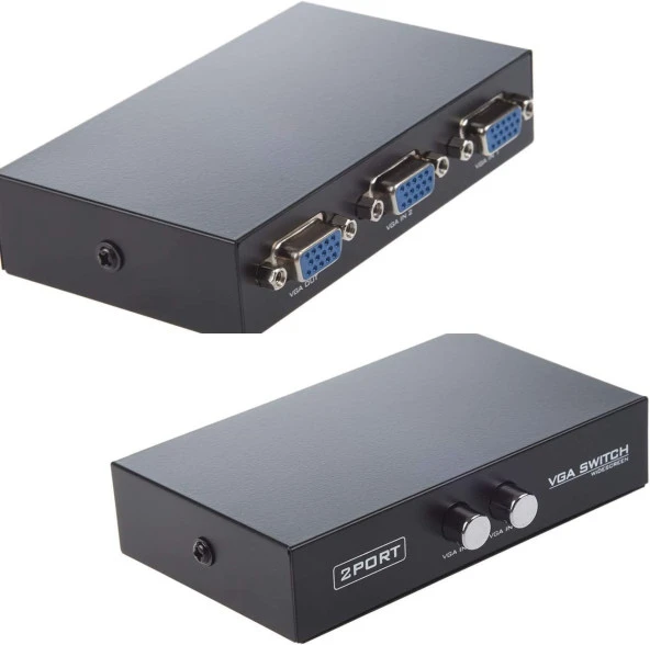 Alfais AL4675 2 Port VGA Switch 1920x1440 - 3