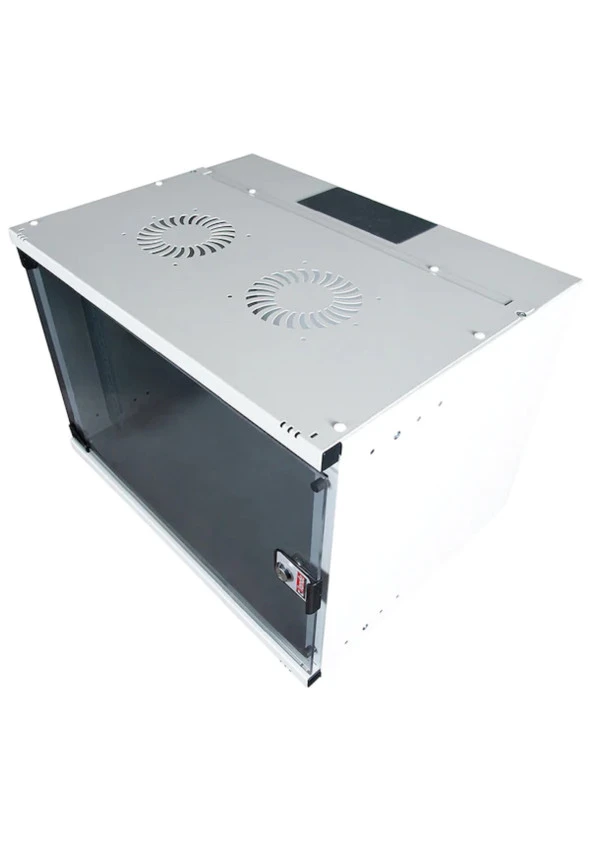 LANDE SET SOHO/SLIM SERİSİ DUVAR TİPİ KABİNET 540X400 - 7U - RAL 7035 AÇIK GRİ LN-SS07U5440-LG - 6