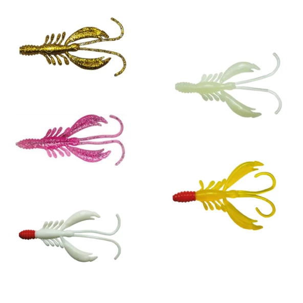 EFFE 6cm 4g Twister Trail LRF Silikon Istakoz Suni Yem 5ad