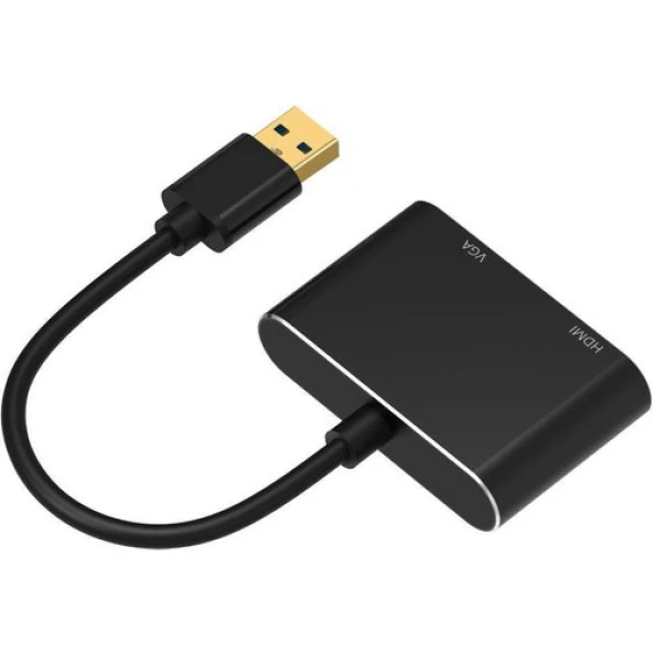 USB 3.0 TO VGA/HDMI VİDEO ADAPTER ÇEVİRİCİ DÖNÜŞTÜRÜCÜ - 3