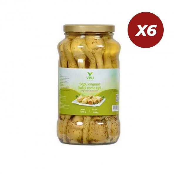 Viru Saplı Enginar Kalbi Roma Tipi 1800 Gr 6 Adet (1 Koli)