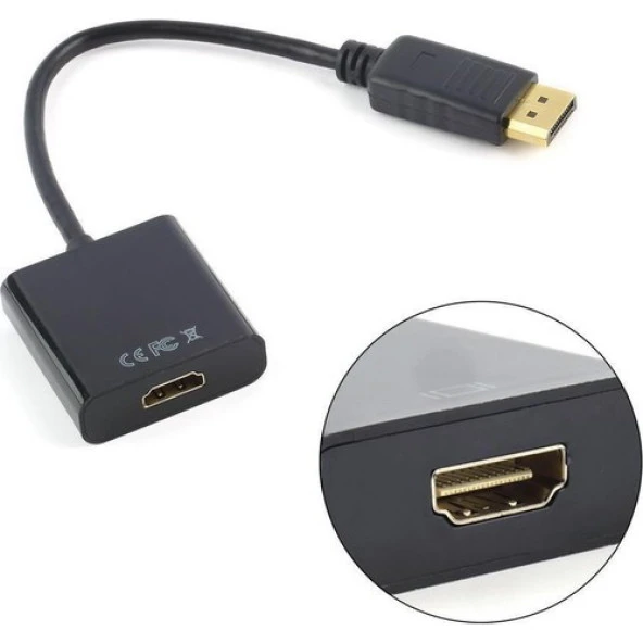 DISPLAY PORT To HDMI Çevirici Dönüştürücü Adaptör - Resim 3