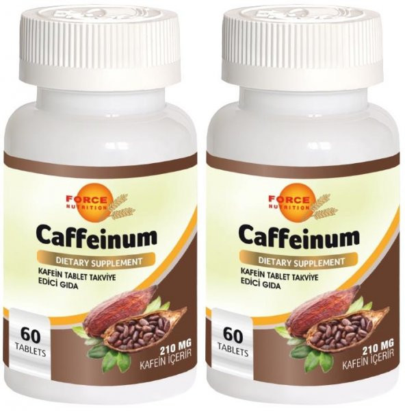 Force Nutrition Caffenium 210 Mg Kafenyum 2x60 Tablet Kafein