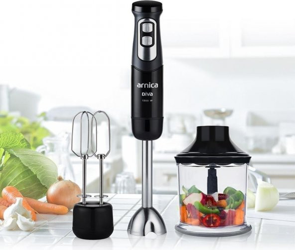 Arnica GH21595 Diva Blender Seti (Siyah) - 4
