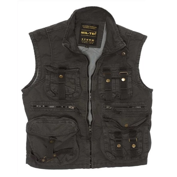 STURM SURVIVAL COK CEPLI SIYAH YELEK - 5