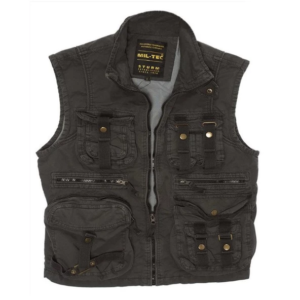STURM SURVIVAL COK CEPLI SIYAH YELEK - 2