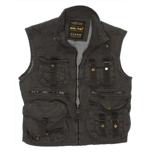STURM SURVIVAL COK CEPLI SIYAH YELEK - 3