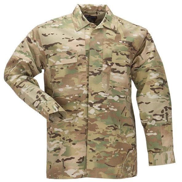 5.11 RIPSTOP TDU L/S SHIRT MULTICAM - 7