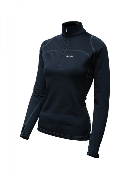 PINGUIN POWER LADY HALF ZIP SIYAH - 2