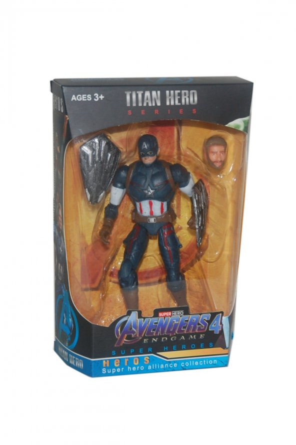 Avengers Yenilmezler Aksiyon Figür Oyuncak Captain America Figür - 1