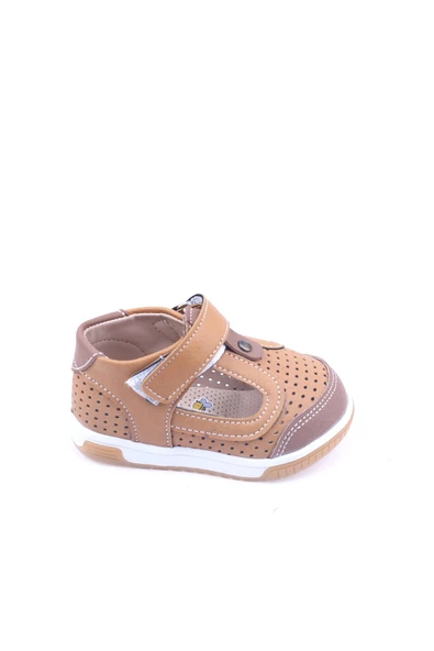 PapuçSepeti 2878 Erkek Bebek İlkAdım Ortopedik Ayakkabı Sandalet - 5