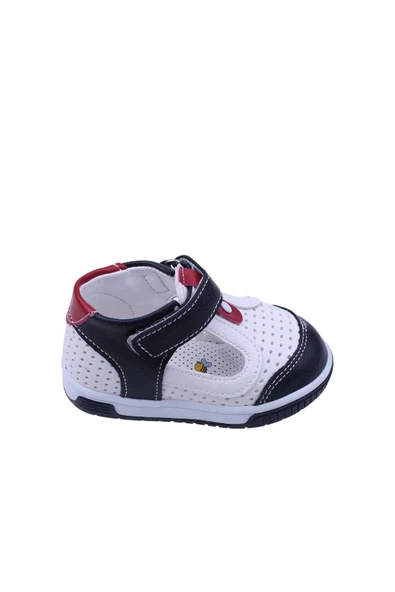 PapuçSepeti 2878 Erkek Bebek İlkAdım Ortopedik Ayakkabı Sandalet - 4