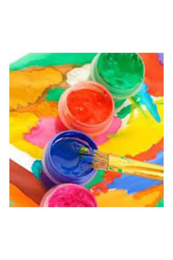 Guaj Boya 6 Renk x 20 Ml Su Bazlı Tüp 1 Paket Heroes Guaj Boya Seti Şişe İçerisinde 6 lı Okul Hobi - 4