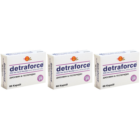 Force Nutrition Detraforce 3x60 Kapsül Züfa Otu Hercai Menekşe