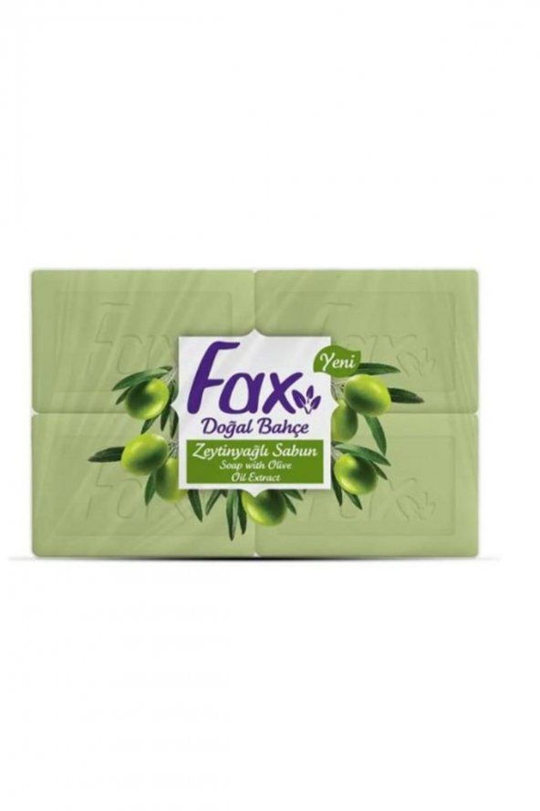 Fax Zeytinyağlı Kalıp Sabun 4x125 Gr=500 Gr