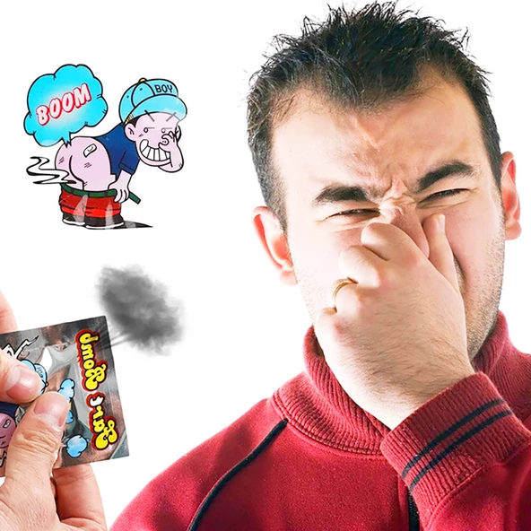 1 Adet Osuruk Bombası Kötü Koku Bombası Kokulu Komik Şaka Malzemesi - Resim 4