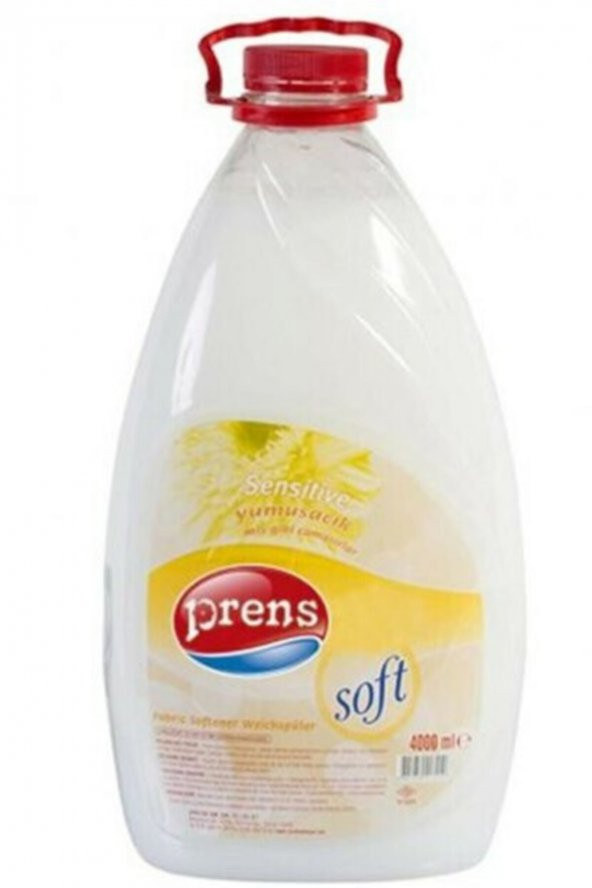 PRENS SOFT ÇAMAŞIR YUMUŞATICI SENSITIVE 4000 ML.