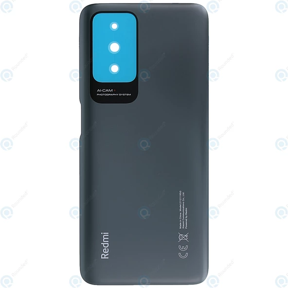 Xiaomi Redmi 10 Arka Pil Kapağı, Logolu, Lens Hariç