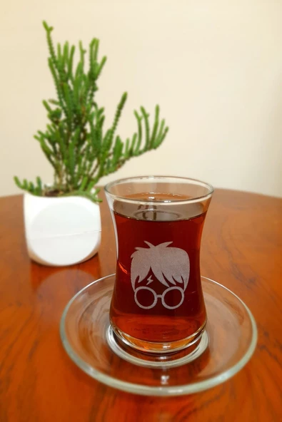Harry Potter Işlemeli 6lı Çay Seti 155