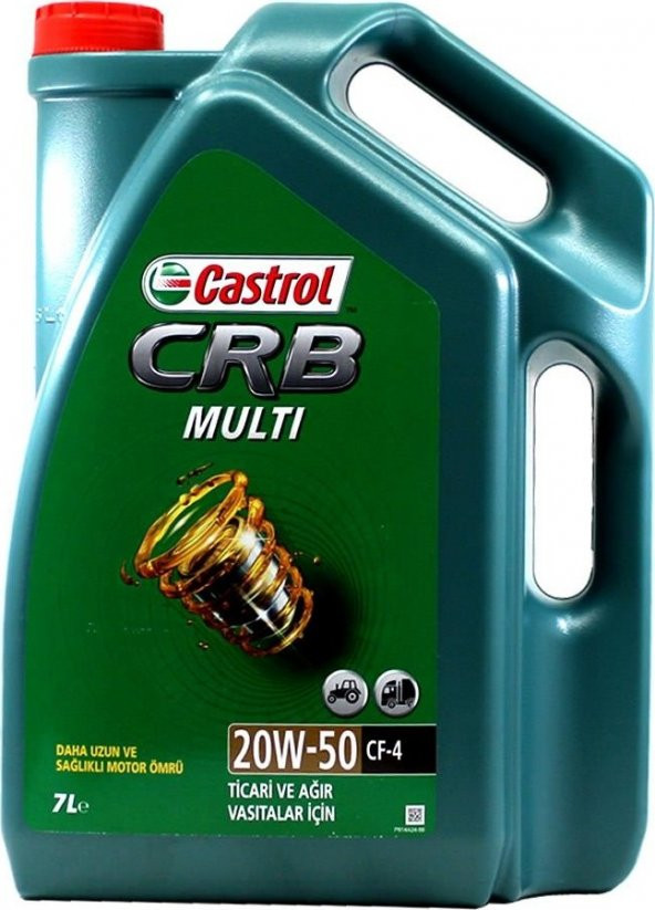 Castrol CRB Multi 20W-50 CF-4 7 Litre Motor Yağı ( Üretim Yılı: 2022)