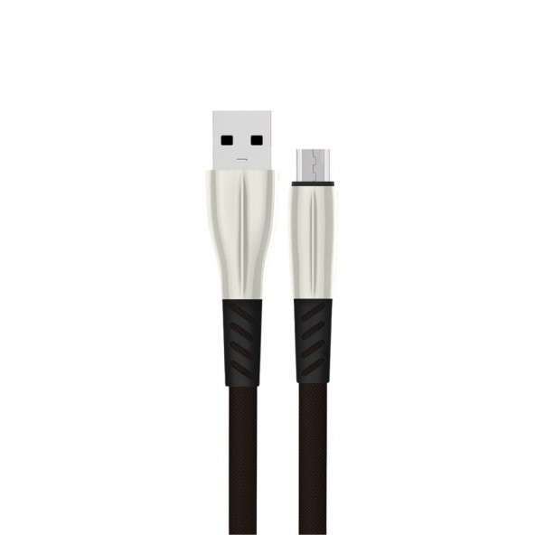 S88 Metal Uçlu Micro USB Kablo 1M 2.4A