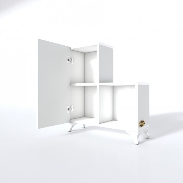 Kenzlife banyo dolabı alevmdf byz  100 mdf full mdf ofis hazır mutfak kiler banyo kitaplık arkalıklı - 3
