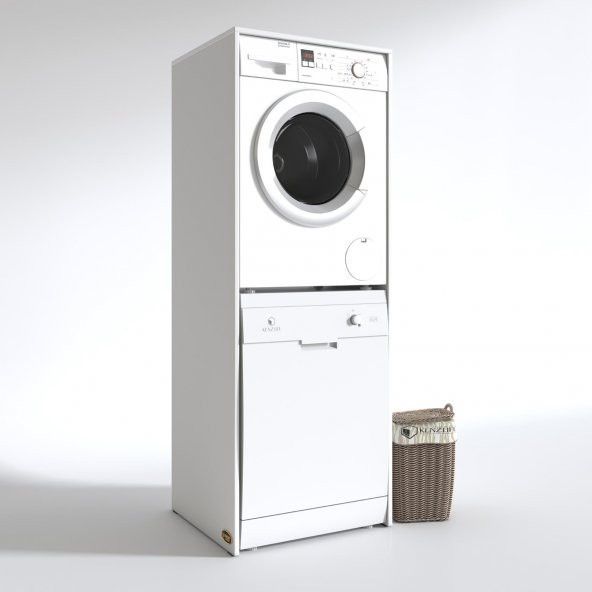 Kenzlife çamaşır-bulaşık makinesi dolabı boryamdf byz 180*70*60  100 mdf full mdf banyo kapaksız arkalıksız - 2