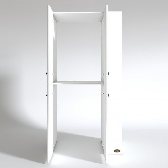 Kenzlife çamaşır-kurutma makinesi dolabı kapaklı fedyenkamdf byz 180*090*60  100 mdf full mdf banyo arkalıksız - Resim 3
