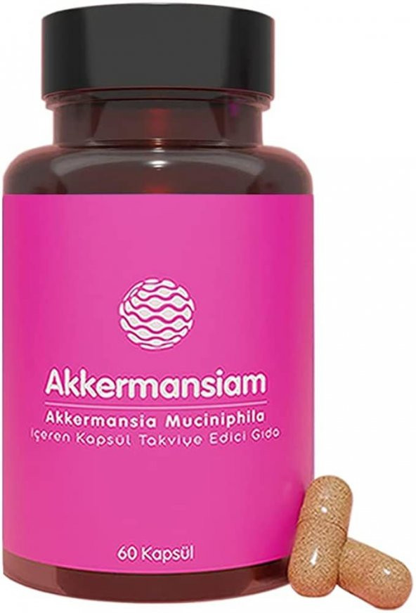 Akkermansiam-S Akkermansia Muciniphila İçeren Takviye Edici Gıda 60 Kapsül