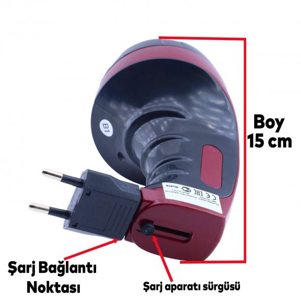 Kamp El Lambası Şarjlı Ledli El Feneri 3W 1600 Mah - 3