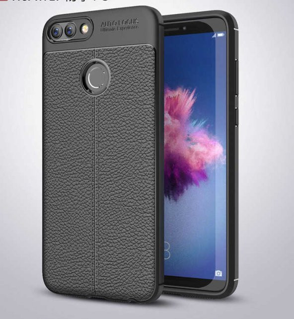 Huawei P Smart Kılıf Focus Derili Kamera Korumalı Silikon Kılıf - Resim 2