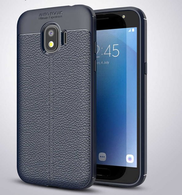 Samsung Galaxy J2 Pro 2018 Kılıf Focus Derili Kamera Korumalı Silikon Kılıf