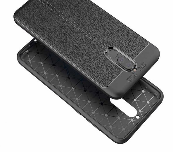Huawei Mate 10 Lite Kılıf Focus Derili Kamera Korumalı Silikon Kılıf - 2