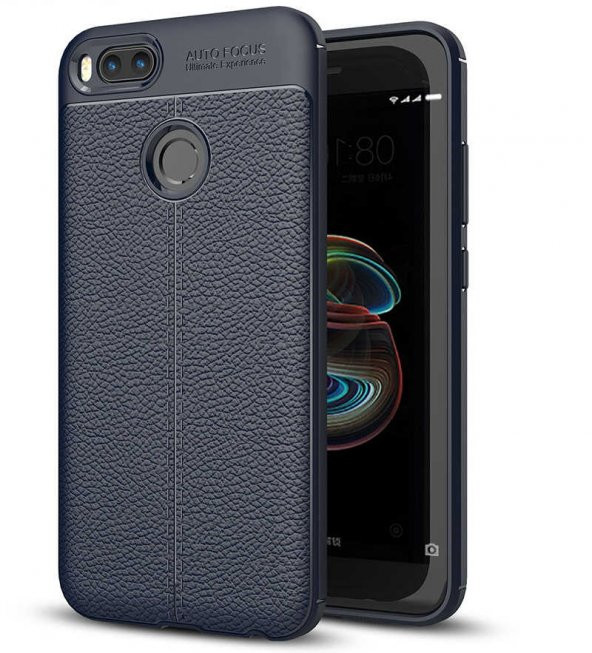 Xiaomi Mi 5x Kılıf Focus Derili Kamera Korumalı Silikon Kılıf ürün görseli