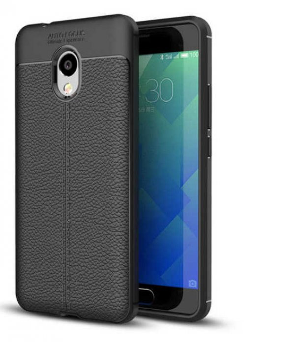 Meizu M5S Kılıf Focus Derili Kamera Korumalı Silikon Kılıf - Resim 2