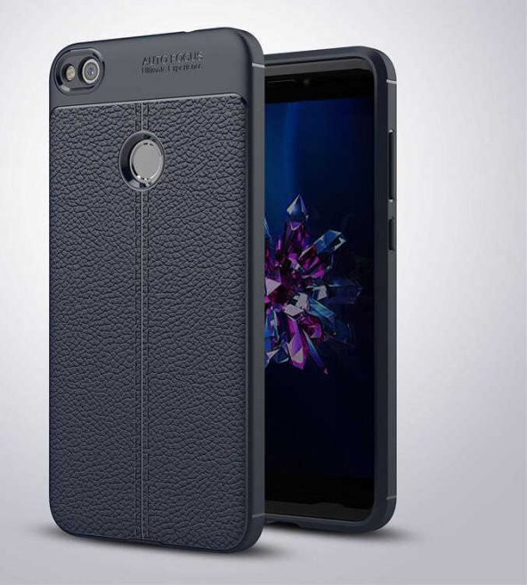 Huawei P9 Lite Mini Kılıf Focus Derili Kamera Korumalı Silikon Kılıf ürün görseli