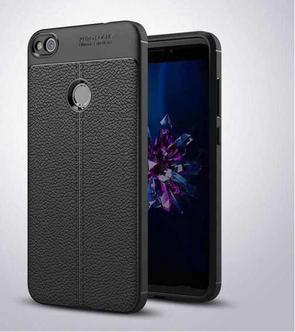 Huawei P9 Lite Mini Kılıf Focus Derili Kamera Korumalı Silikon Kılıf - Resim 2
