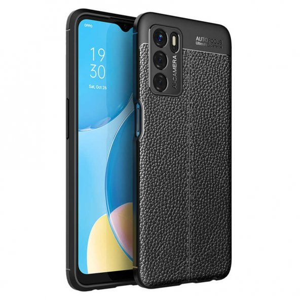 Oppo A16 Kılıf Focus Derili Kamera Korumalı Silikon Kılıf - 2
